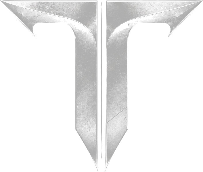 TEMPER metallic emblem